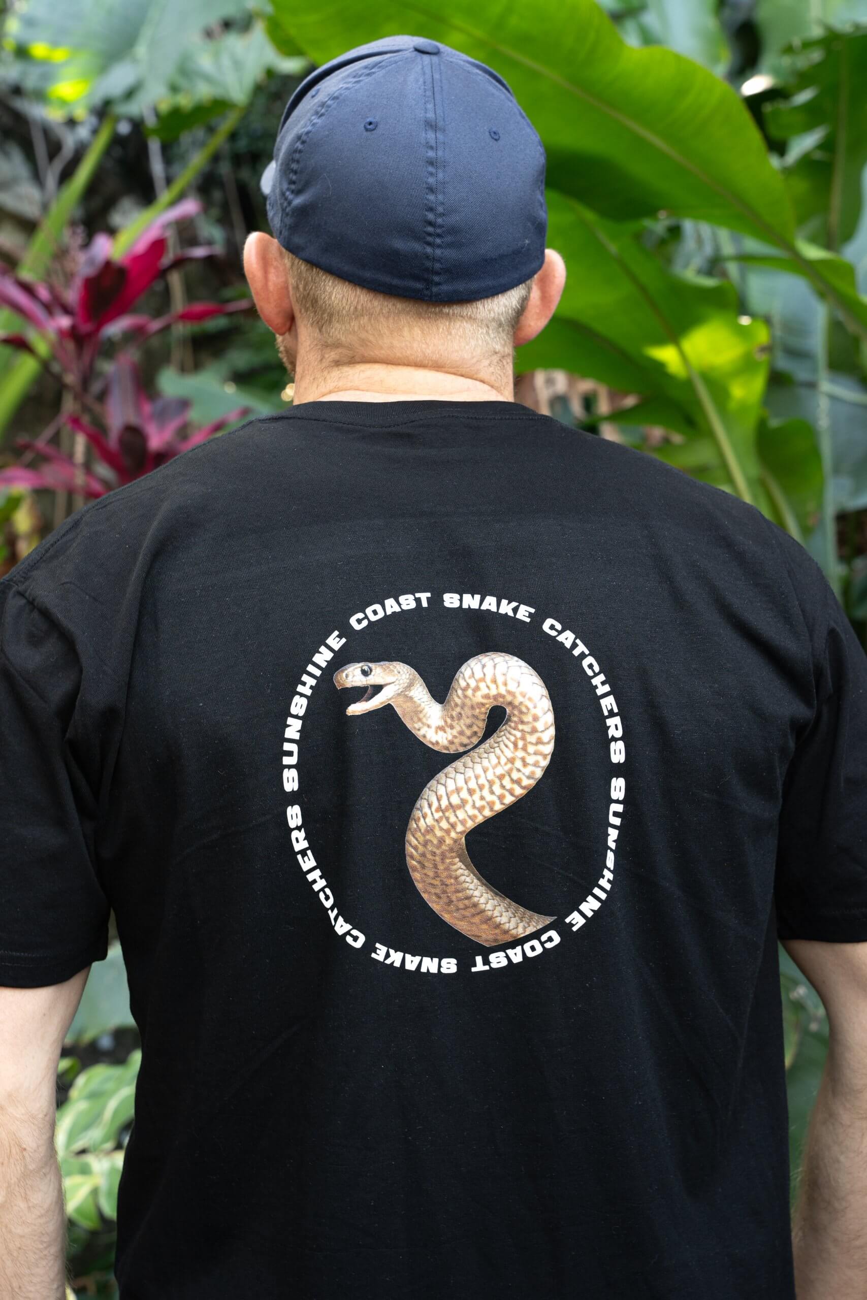 Respect Snakes Black T-Shirt - The Snake Catcher